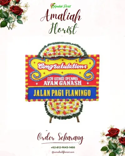 Bunga Papan Congratulation di Plakaran